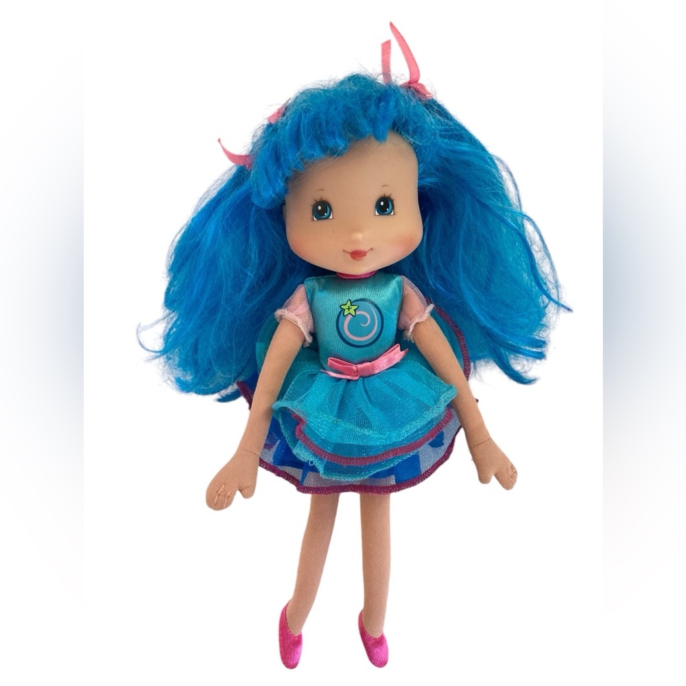 Strawberry Shortcake Blueberry Muffin Doll 2006 Playmates 12" Blue Scented